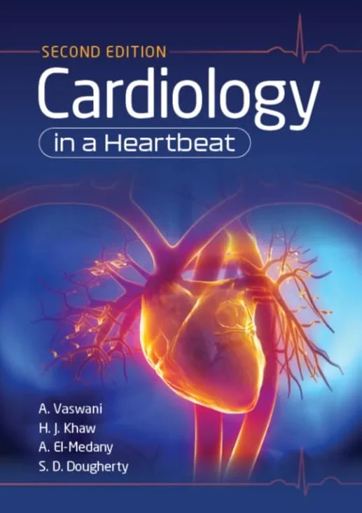 Coperta cărții "Cardiology in a Heartbeat, second edition" de A. Vaswani