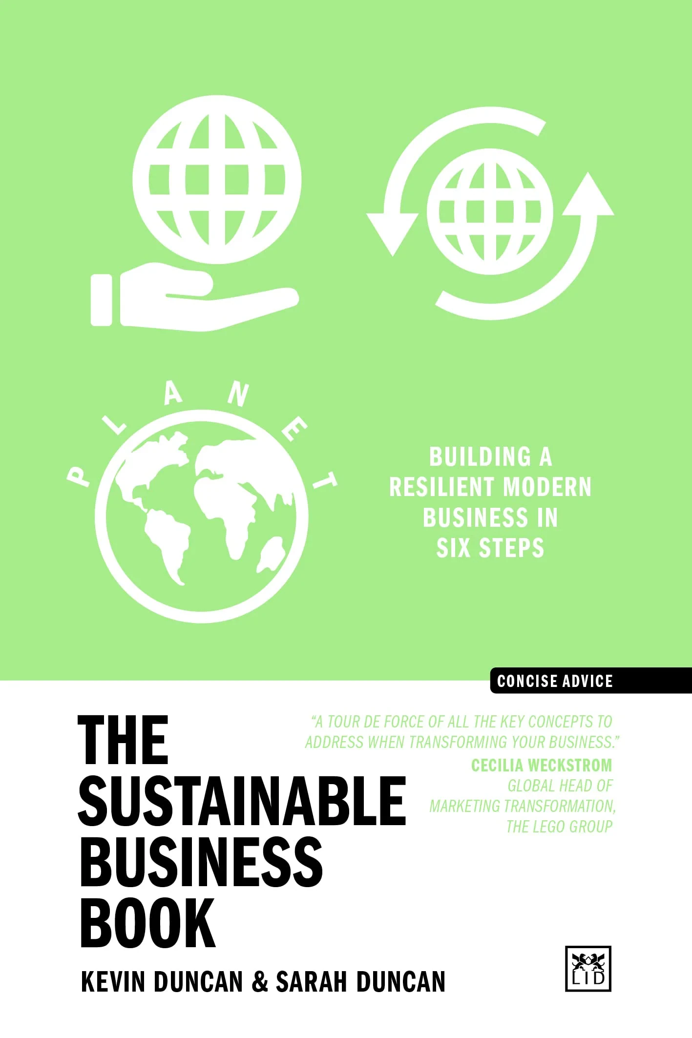Coperta cărții "The Sustainable Business Book" de Kevin Duncan, Sarah Duncan