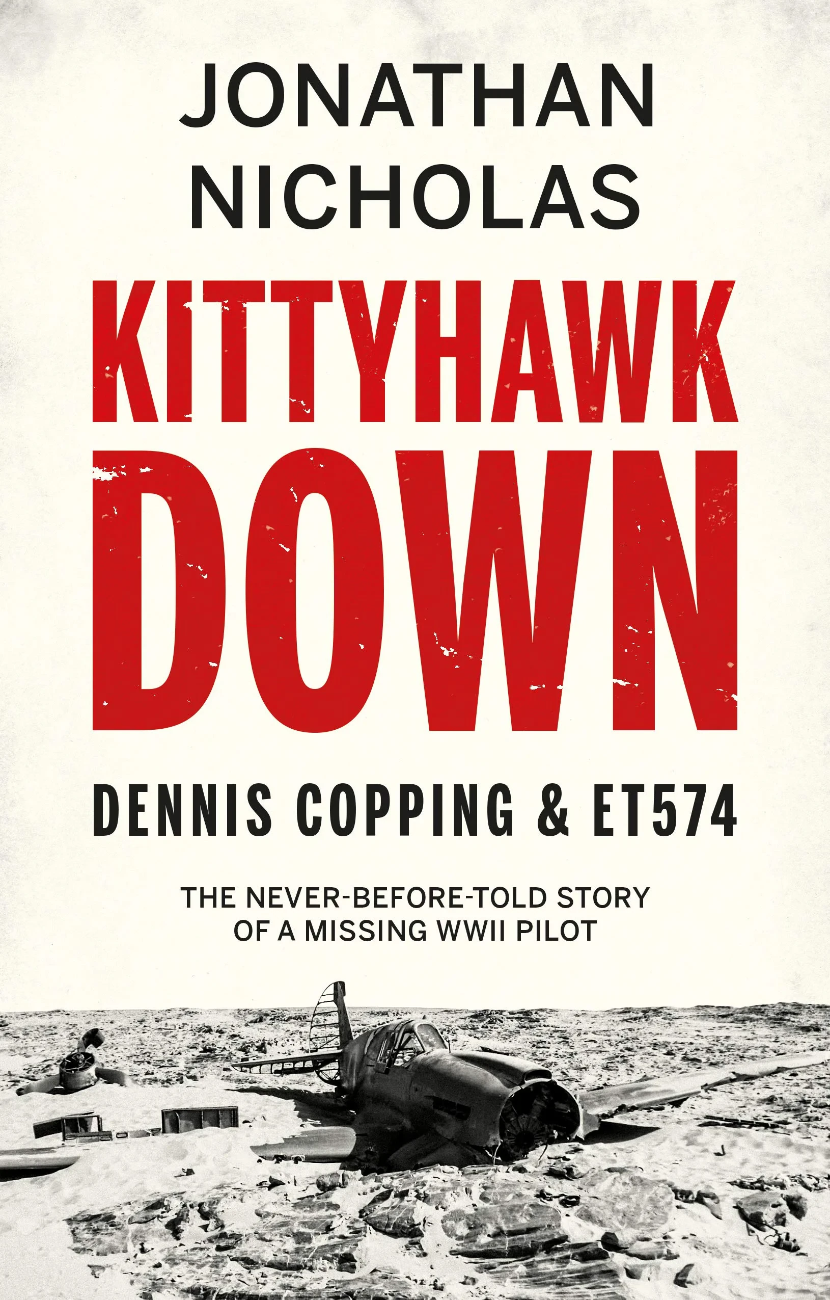 Coperta cărții "Kittyhawk Down" de Jonathan Nicholas