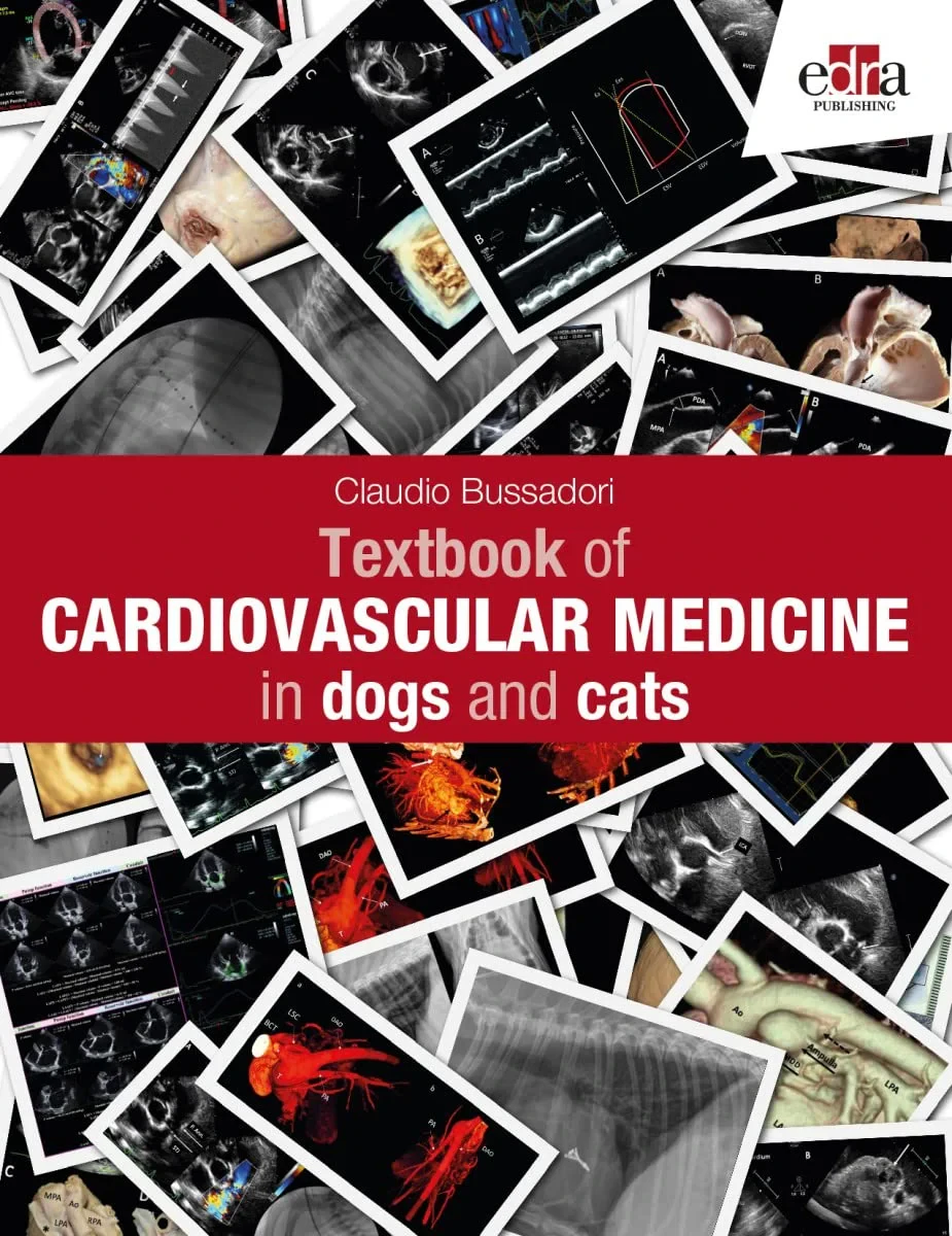 Coperta cărții "Textbook of Cardiovascular Medicine in dogs and cats" de Claudio Bussadori