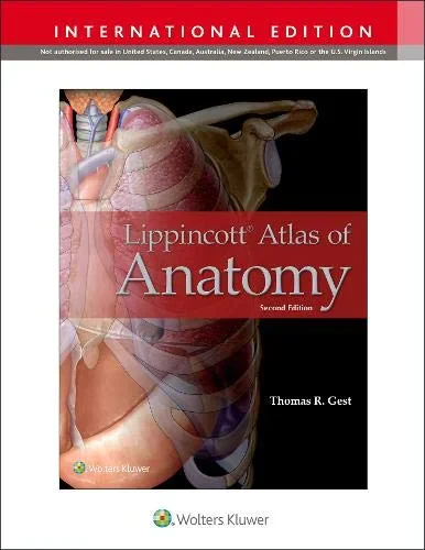 Coperta cărții "Lippincott Atlas of Anatomy" de Thomas R. Gest PhD