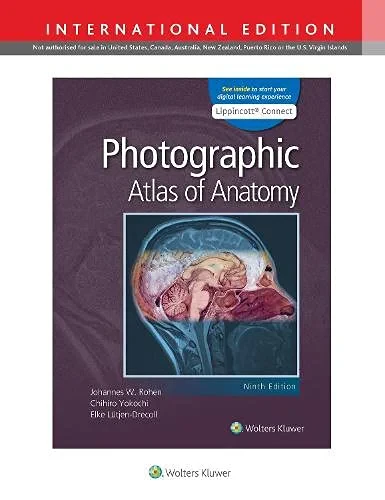 Coperta cărții "Photographic Atlas of Anatomy 9E " de Johannes W. Rohen, Elke Lutjen-Drecoll, Chihiro Yokochi