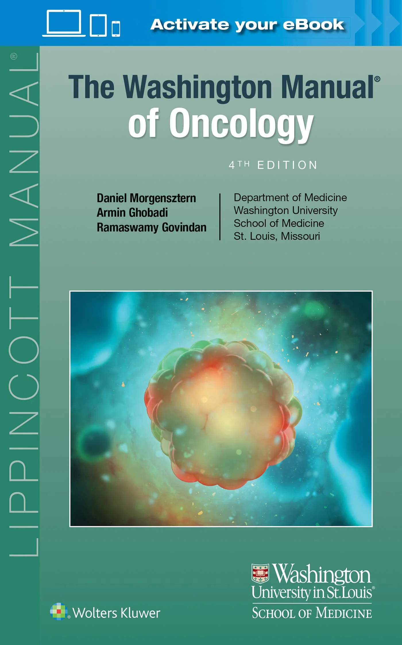 Coperta cărții "The Washington Manual of Oncology" de Ramaswamy Govindan, Daniel Morgensztern