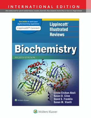 Coperta cărții "Lippincott Illustrated Reviews: Biochemistry, Eighth edition, International Edition" de Dr. Susan M. Viselli Ph.D., Emine E. Abali, Susan D. Cline, David S. Franklin