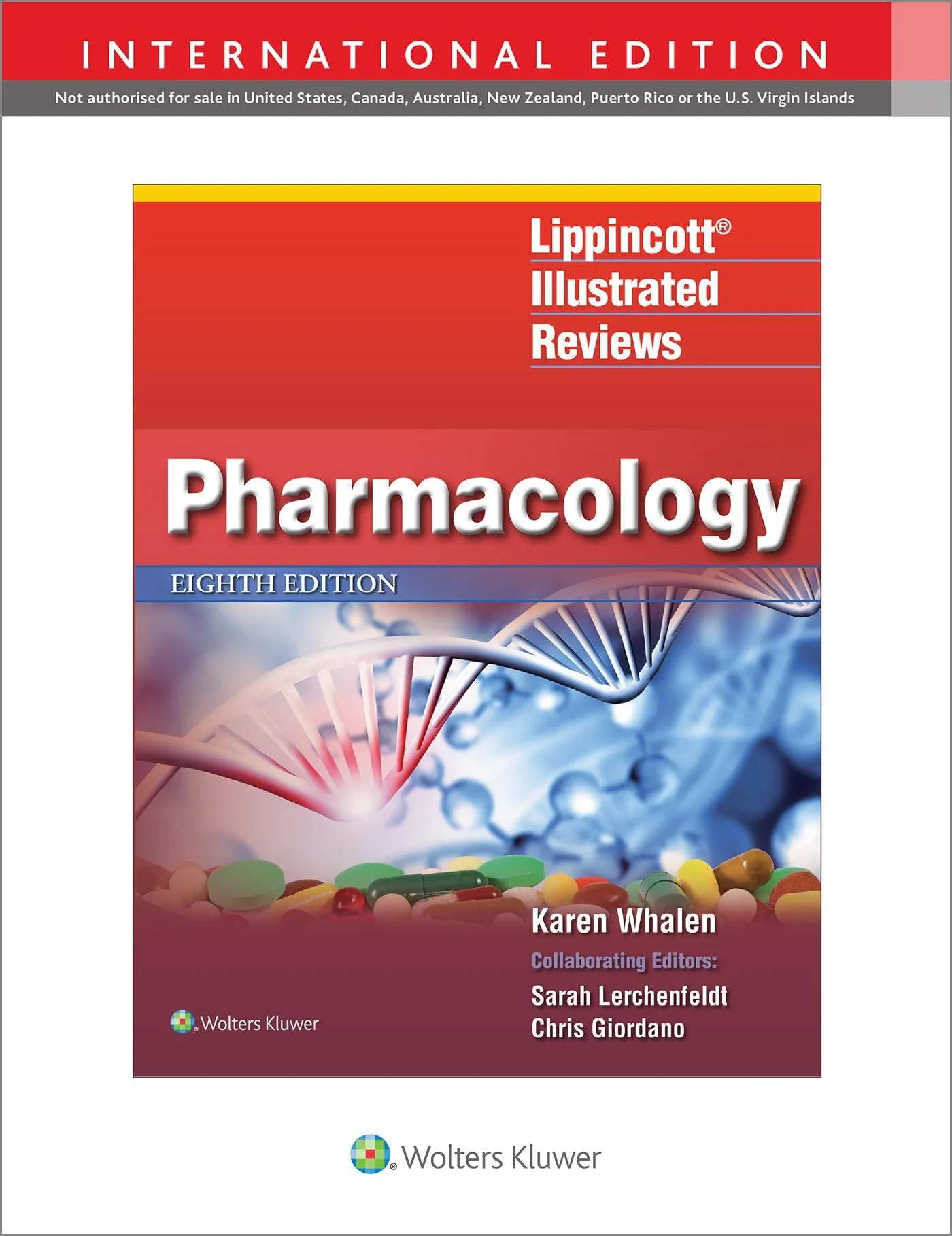 Coperta cărții "Lippincott Illustrated Reviews: Pharmacology" de Karen Whalen