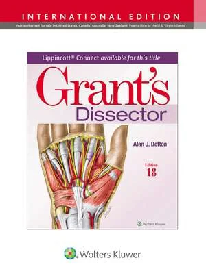 Coperta cărții "Grant’s Dissector" de Alan J. Detton PhD