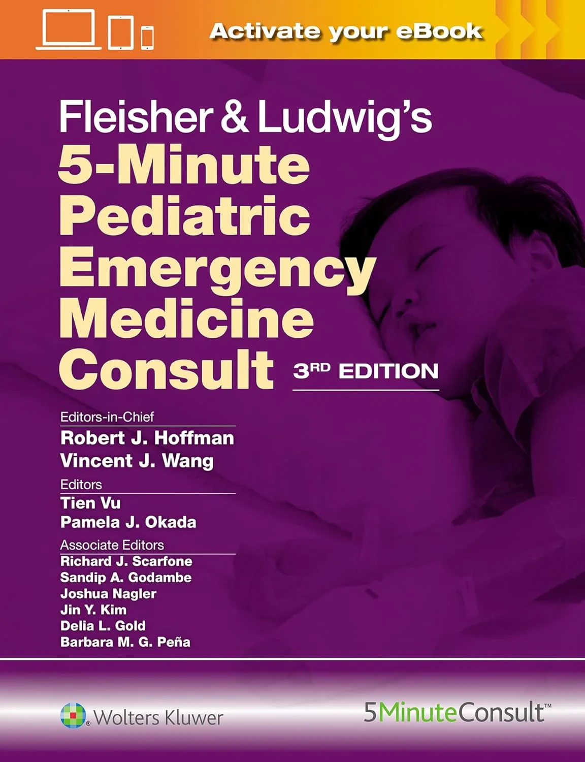 Coperta cărții "Fleisher &amp; Ludwig’s 5-Minute Pediatric Emergency Medicine Consult" de Vincent Wang, Robert James Hoffman