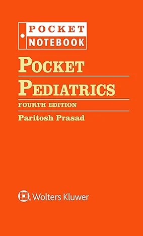Coperta cărții "Pocket Pediatrics, Fourth Edition" de Paritosh Prasad