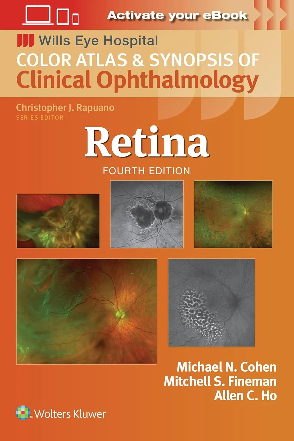 Coperta cărții "Retina (Wills Eye Institute Atlas Series)" de Mitchell S. Fineman