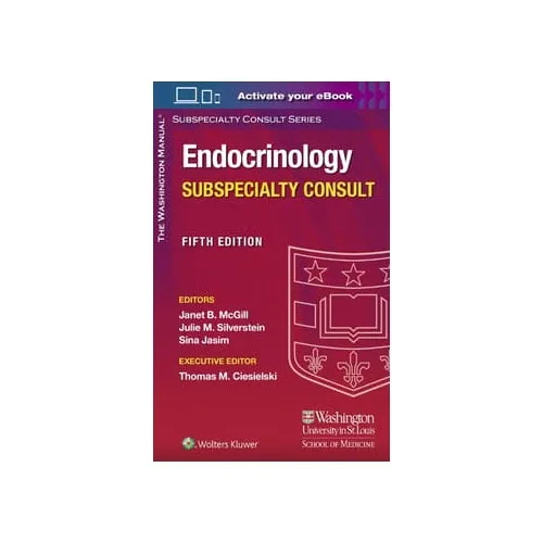 Coperta cărții "The Washington Manual Endocrinology Subspecialty Consult " de Janet B. McGill MD