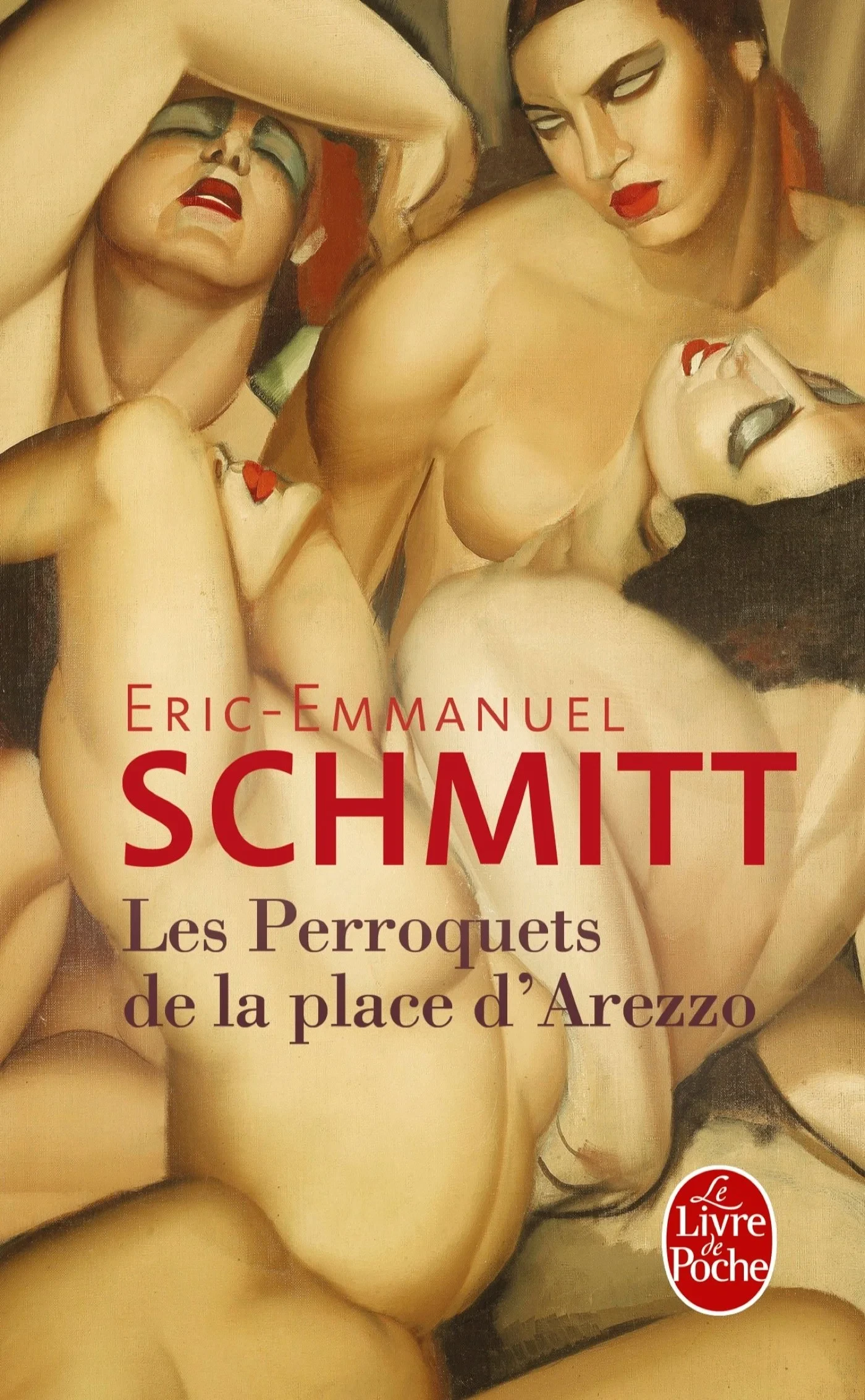 Coperta cărții "Les perroquets de la place d'Arezzo" de Eric-Emmanuel Schmitt