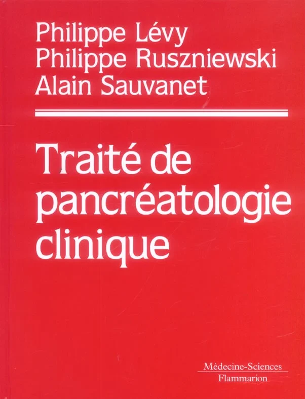 Coperta cărții "Traite de Pancreatologie Clinique" de PHILIPPE LEVY