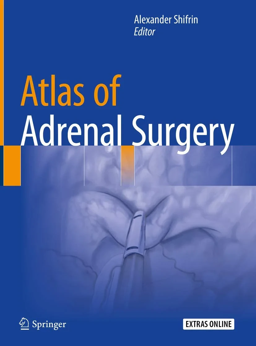 Coperta cărții "Atlas of Adrenal Surgery" de Alexander Shifrin
