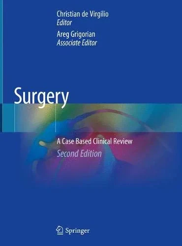 Coperta cărții "Surgery: A Case Based Clinical Review" de Christian de Virgilio, Areg Grigorian