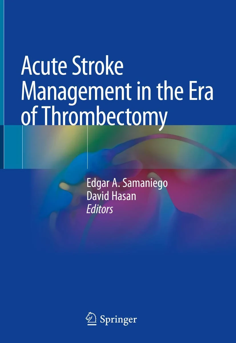 Coperta cărții "Acute Stroke Management in the Era of Thrombectomy " de Edgar A. Samaniego, David Hasan