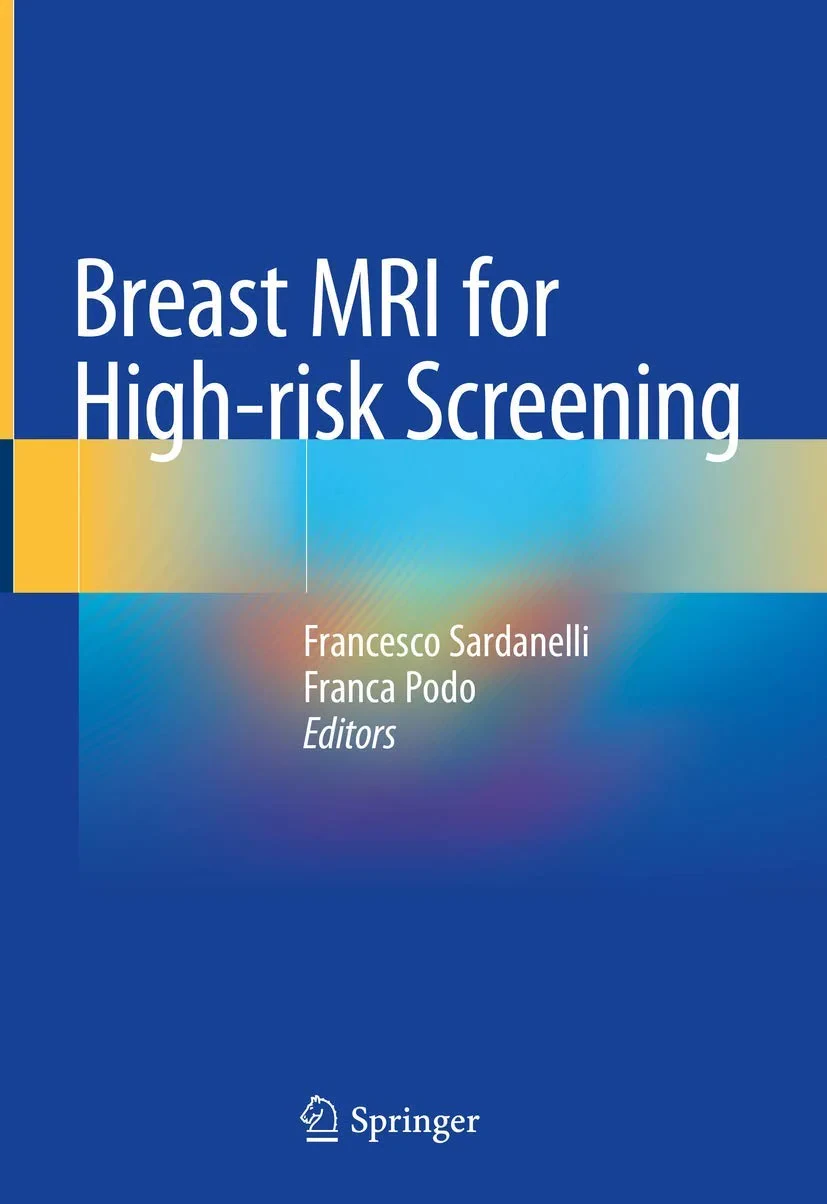 Coperta cărții "Breast MRI for High-risk Screening" de Francesco Sardanelli, Franca Podo