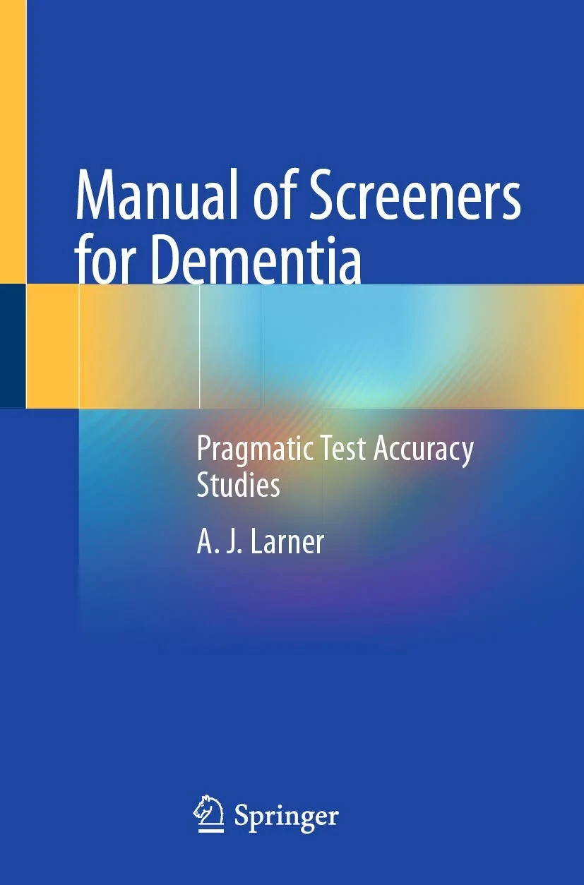 Coperta cărții "Manual of Screeners for Dementia" de Larner