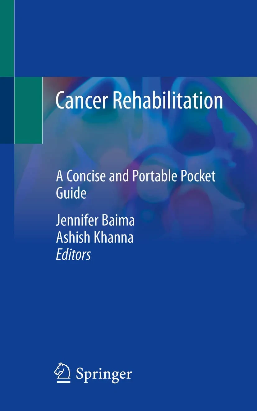 Coperta cărții "Cancer Rehabilitation. A Concise and Portable Pocket Guide" de Baima, Jennifer, Khanna, Ashish