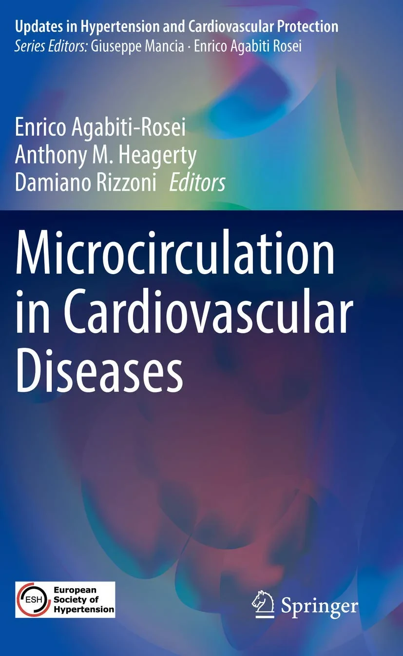 Coperta cărții "Microcirculation in Cardiovascular Diseases (Updates in Hypertension and Cardiovascular Protection) " de Enrico Agabiti-Rosei, Anthony M. Heagerty, Damiano Rizzoni