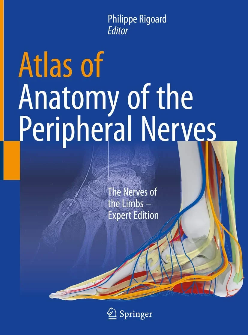 Coperta cărții "Atlas of Anatomy of the peripheral nerves" de Rigoard