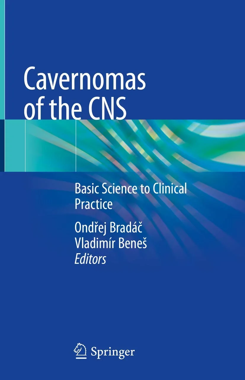 Coperta cărții "Cavernomas of the CNS" de Brad�?