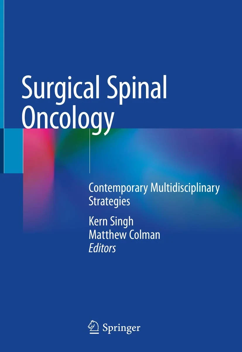 Coperta cărții "Surgical Spinal Oncology" de Singh, Kern, Colman, Matthew