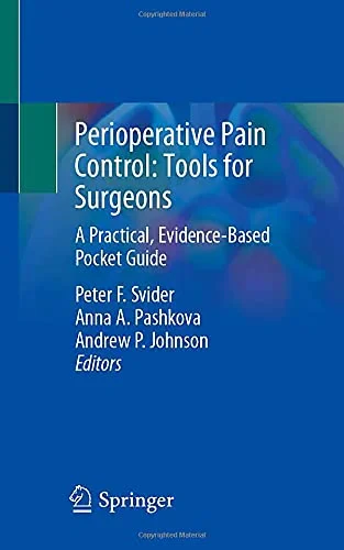 Coperta cărții "Perioperative Pain Control: Tools for Surgeons" de Svider