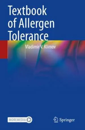 Coperta cărții "Textbook of Allergen Tolerance" de Vladimir V. Klimov