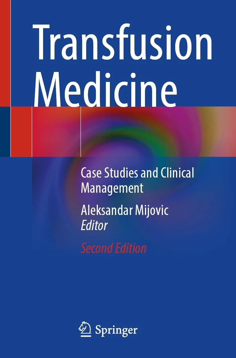 Coperta cărții "Transfusion Medicine. Case Studies and Clinical Management" de Aleksandar Mijovic