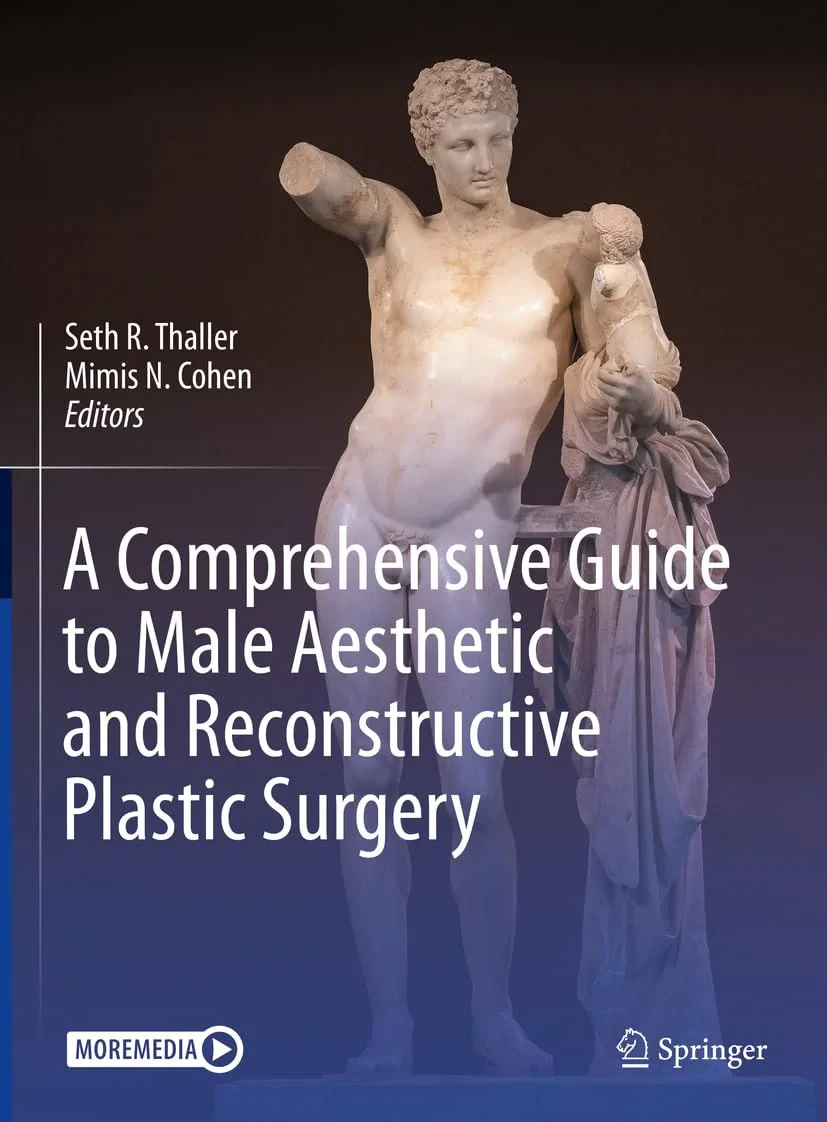 Coperta cărții "A Comprehensive Guide to Male Aesthetic and Reconstructive Plastic Surgery" de Seth R. Thaller, Mimis N. Cohen