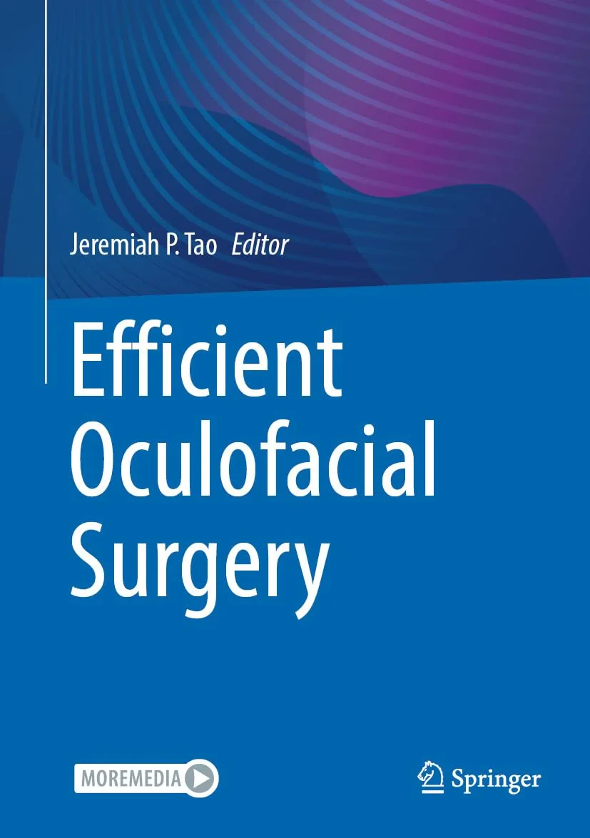 Coperta cărții "Efficient Oculofacial Surgery" de Jeremiah P. Tao