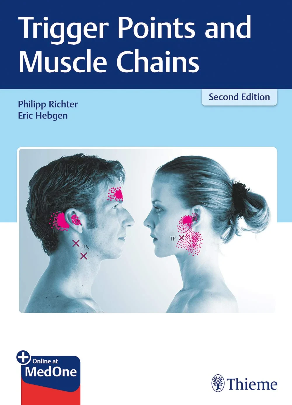 Coperta cărții "Trigger Points and Muscle Chains" de Philipp Richter, Eric Hebgen