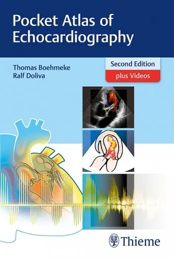Coperta cărții "Pocket Atlas of Echocardiography " de Thomas Bohmeke, Ralf Doliva