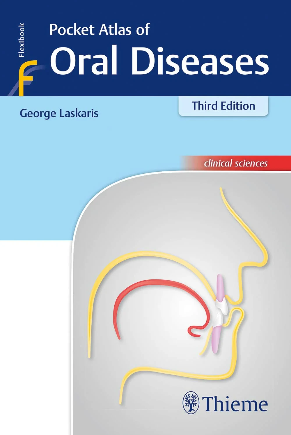 Coperta cărții "Pocket Atlas of Oral Diseases" de George Laskaris