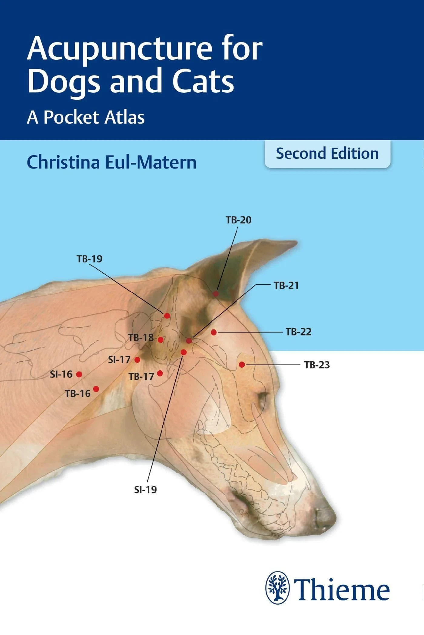 Coperta cărții "Acupuncture for Dogs and Cats: A Pocket Atlas 2nd Edition" de Christina Matern