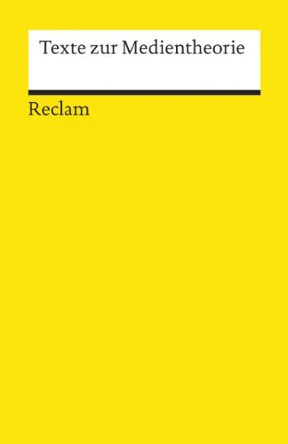 Coperta cărții "Texte zur Medientheorie" de Reclam