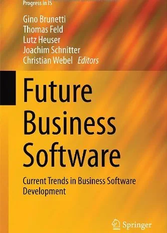 Coperta cărții "Future Business Software" de Brunetti