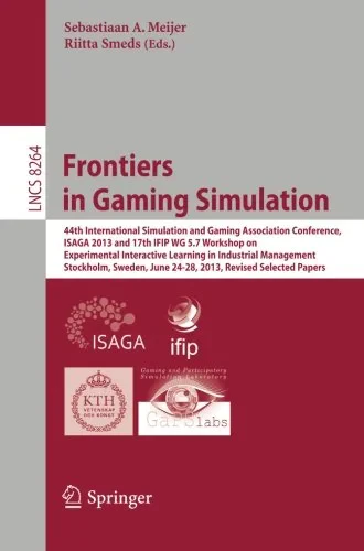Coperta cărții "Frontiers in Gaming Simulation" de Meijer