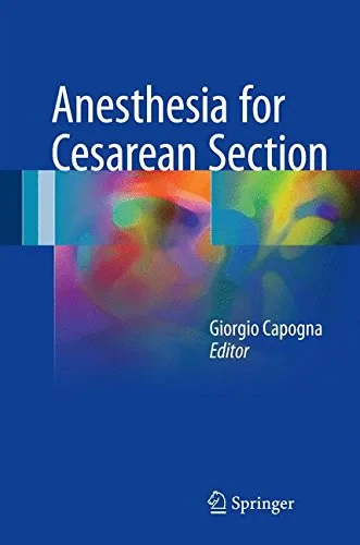 Coperta cărții "Anesthesia for Cesarean Section" de Giorgio Capogna