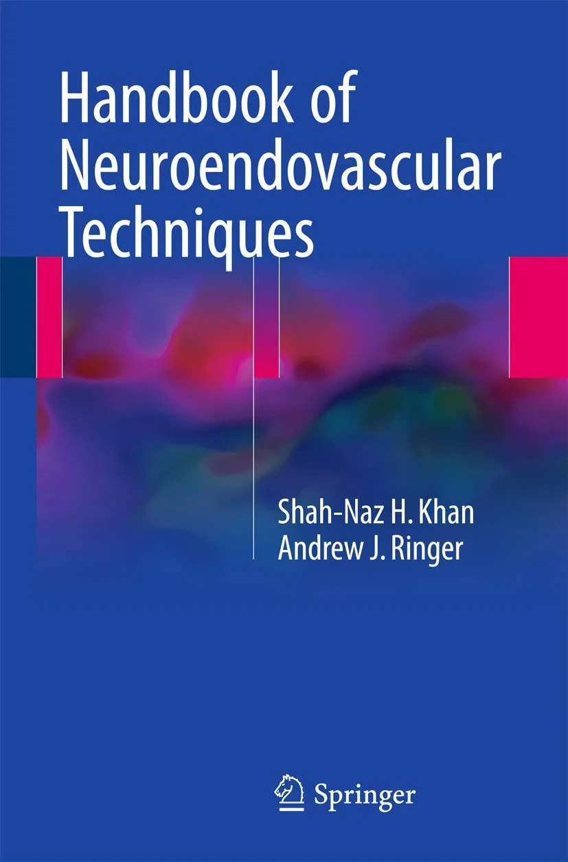 Coperta cărții "Handbook of Neuroendovascular Techniques" de Khan