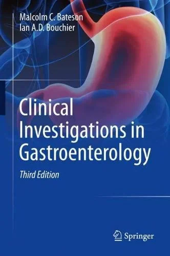 Coperta cărții "Clinical Investigations in Gastroenterology" de Malcolm C. Bateson, Ian A.D. Bouchier