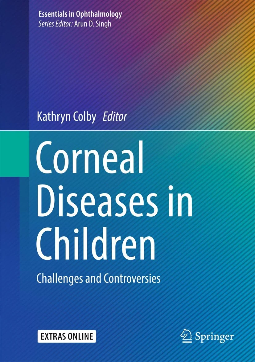 Coperta cărții "Corneal Diseases in Children" de Kathryn Colby