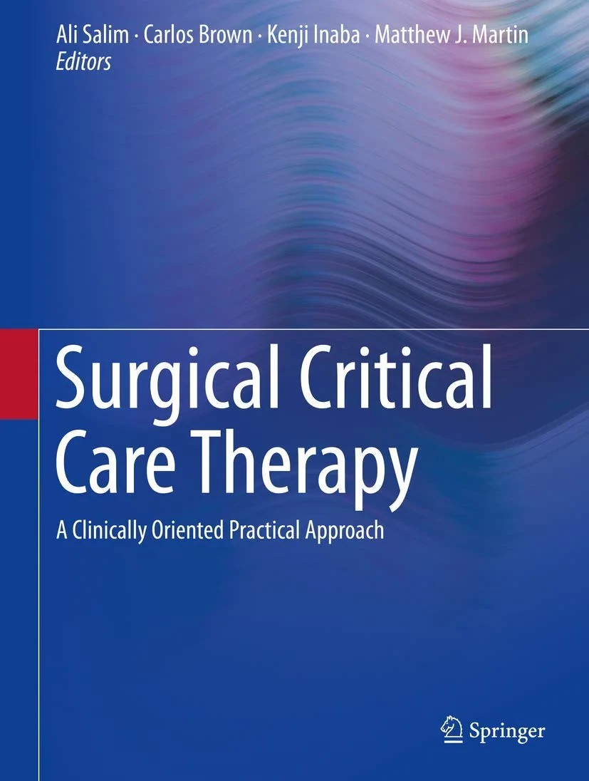 Surgical Critical Care Therapy: A Clinically Orien...
