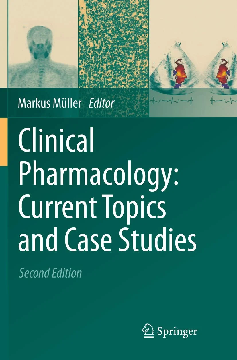 Coperta cărții "Clinical Pharmacology: Current Topics and Case Studies" de Markus Müller