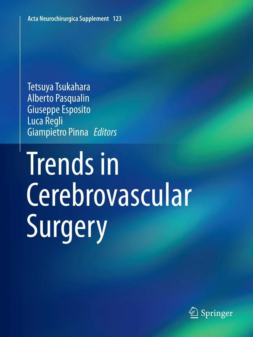 Coperta cărții "Trends in Cerebrovascular Surgery" de Tsukahara