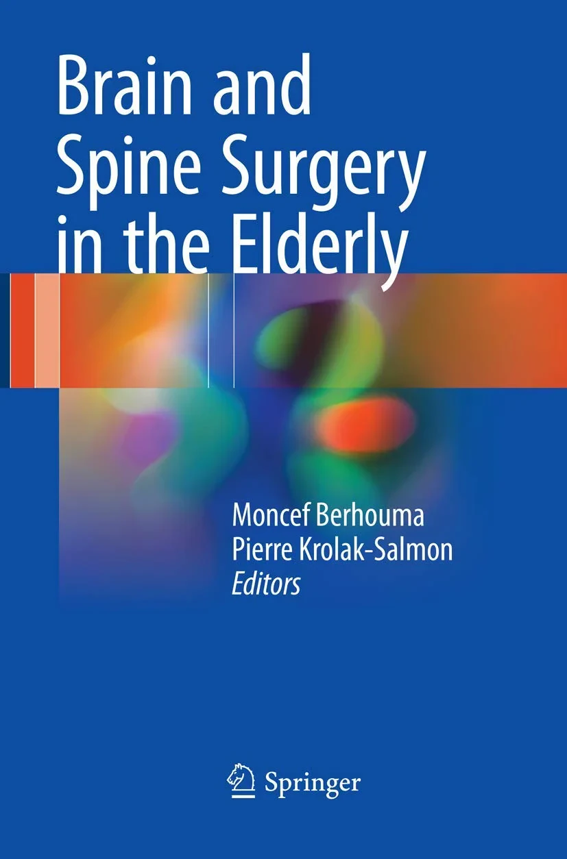Coperta cărții "Brain and Spine Surgery in the Elderly" de Berhouma