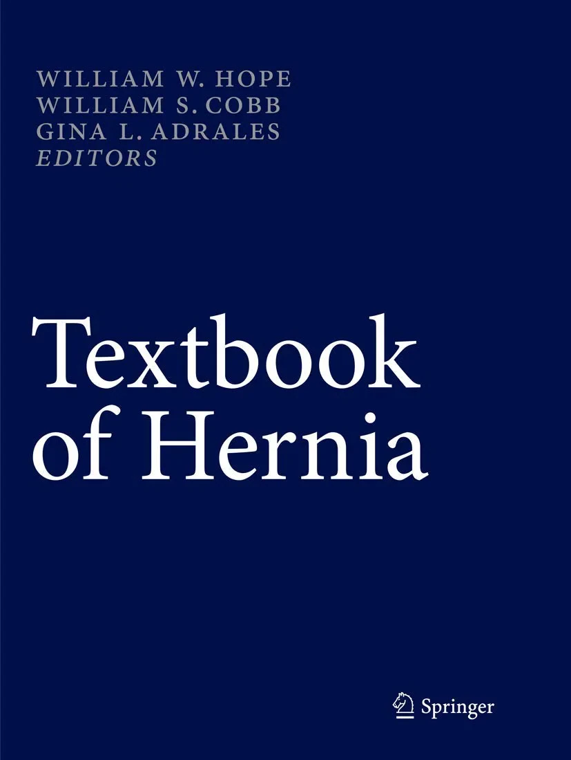 Coperta cărții "Textbook of Hernia " de William W. Hope, William S. Cobb  Gina L. Adrales