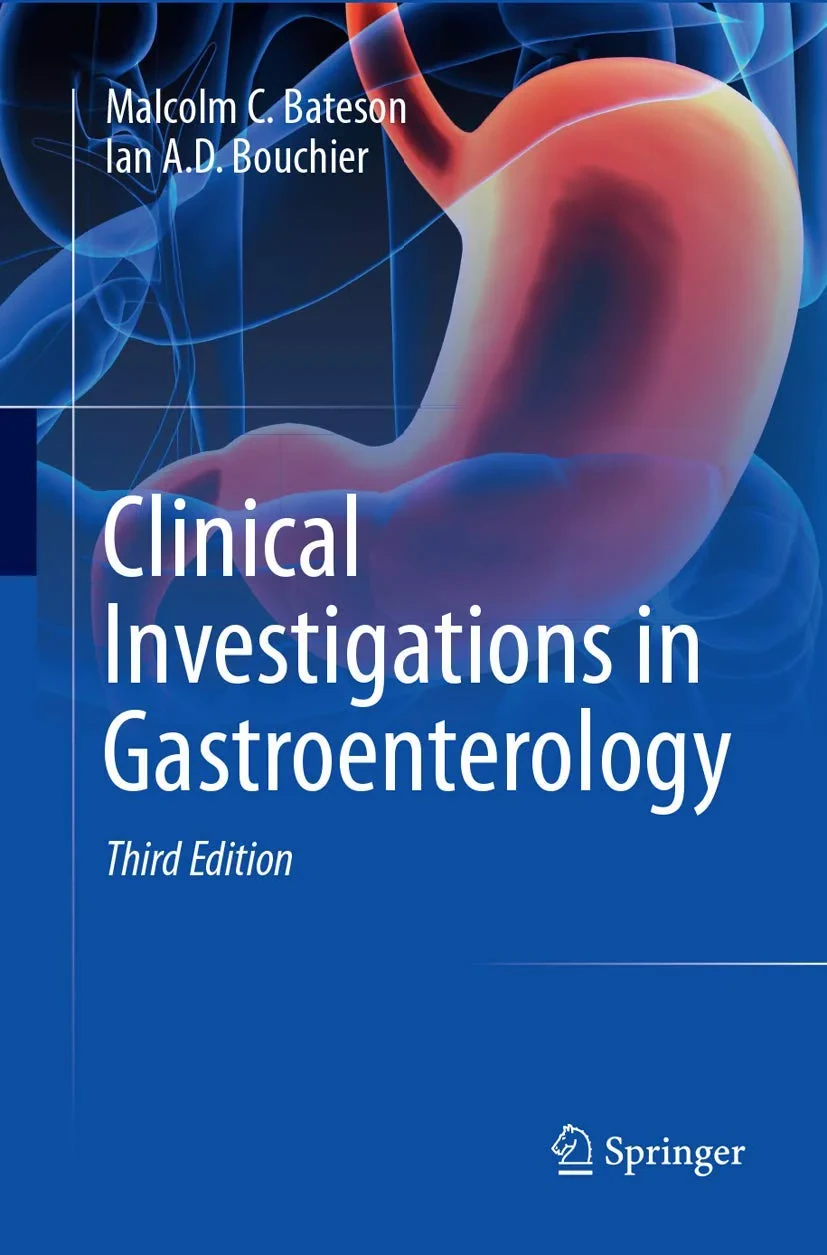 Coperta cărții "Clinical Investigations in Gastroenterology" de Malcolm C. Bateson, Ian A.D. Bouchier