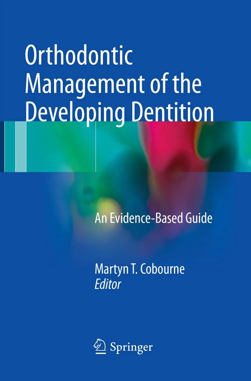 Coperta cărții "Orthodontic Management of the Developing Dentition: An Evidence-Based Guide " de Martyn T. Cobourne