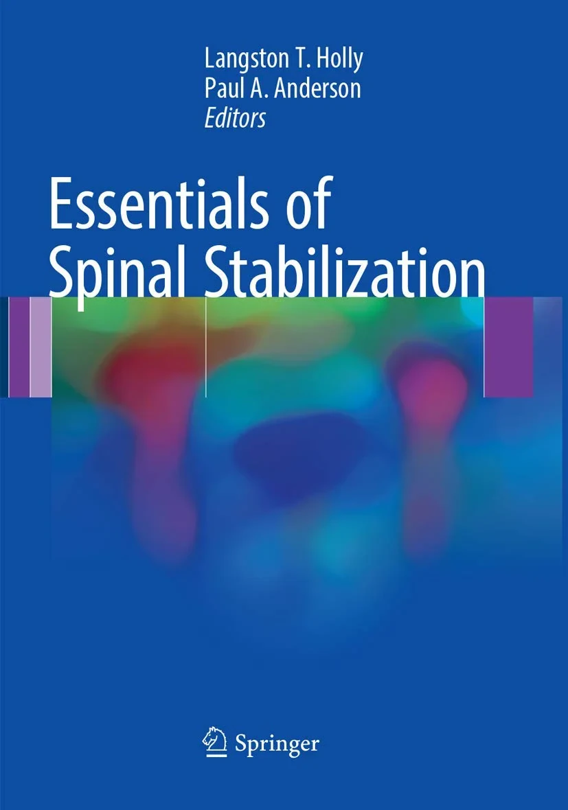 Coperta cărții "Essentials of Spinal Stabilization" de Holly